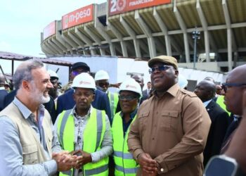 Jeux de la Francophonie : Le Président de la République inspecte les travaux au stade de Martyrs ainsi qu’ aux homes de l’UNIKIN.