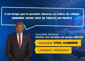 Préliminaire de l’Union Sacrée de la nation :Vital Kamerhe mérite la présidence de la chambre basse