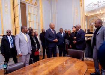 Assemblée nationale : Le président Vital Kamerhe en visite à l&rsquo;ambassade de la RDC à Paris