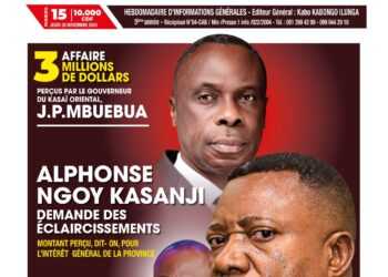 Misère et impertinence de la communication du Gouvernorat du Kasaï-Oriental concernant la somme de trois millions de dollars americains