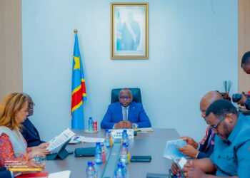 MISSION DE BONS OFFICES DE L’APF: LA DÉLÉGATION DE L’APF ÉCHANGE AVEC LE VPM DE L’INTÉRIEUR SUR LA SITUATION SÉCURITAIRE DE LA RDC