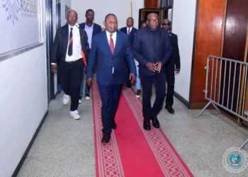 Assemblée nationale/Auditions du Minétat Constant Mutamba et le PG Firmin Mvonde à la Commission Spéciale