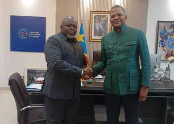 Tournoi de la Paix : L’honorable Michel MOTO reçu par le Ministre Didier BUNDIMBU