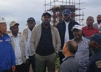 Idiofa : le chantier du Stade moderne franchit un cap décisif à sa 16eme semaine d’exécution, Papy Labila salue la volonté politique du Chef de l’État