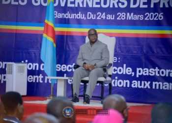 13 eme Conférence des gouverneurs : le Président de l’Assemblée nationale , l’Honorable Aimé BOJI SANGARA a pris part l’ouverture à Bandundu
