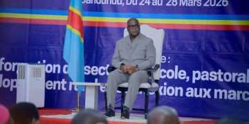 13 eme Conférence des gouverneurs : le Président de l’Assemblée nationale , l’Honorable Aimé BOJI SANGARA a pris part l’ouverture à Bandundu